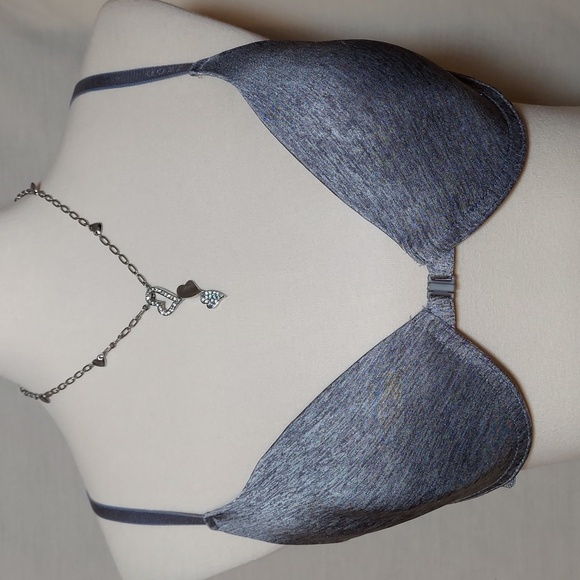 Isod Gray Racer-back Bra - Picture 8 of 9